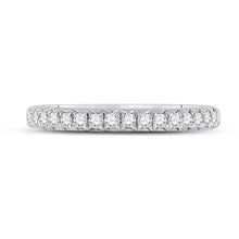Load image into Gallery viewer, Radiant Love: 14kt White Gold Womens Round Diamond Eternity Wedding Band 3/4 Cttw - Splendid Jewellery