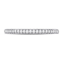 Load image into Gallery viewer, Radiant Love 14kt White Gold Womens Round Diamond Eternity Wedding Band 3/8 Cttw - Second Side View