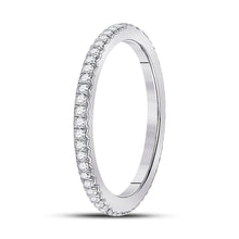 Load image into Gallery viewer, Radiant Love 14kt White Gold Womens Round Diamond Eternity Wedding Band 3/8 Cttw - Splendid Jewellery