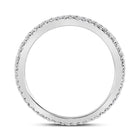 Radiant Love 14kt White Gold Womens Round Diamond Eternity Wedding Band 3/8 Cttw - Top View