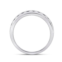 Load image into Gallery viewer, Radiant Love 14kt White Gold Womens Round Diamond Eternity Wedding Band - Splendid Jewellery
