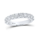 Radiant Love | 14kt White Gold Womens Round Diamond Wedding Band 1 - 1/4 Cttw | Splendid Jewellery - Splendid Jewellery