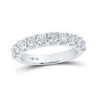 Radiant Love | 14kt White Gold Womens Round Diamond Wedding Band 1 - 1/4 Cttw | Splendid Jewellery - Splendid Jewellery