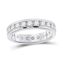 Load image into Gallery viewer, Radiant Love 2 Carat Diamond Eternity Wedding Band in 14kt White Gold - Splendid Jewellery