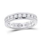 Radiant Love 2 Carat Diamond Eternity Wedding Band in 14kt White Gold - Splendid Jewellery
