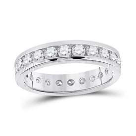 Radiant Love 2 Carat Diamond Eternity Wedding Band in 14kt White Gold - Splendid Jewellery