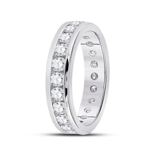 Load image into Gallery viewer, Radiant Love 2 Carat Diamond Eternity Wedding Band in 14kt White Gold - Splendid Jewellery