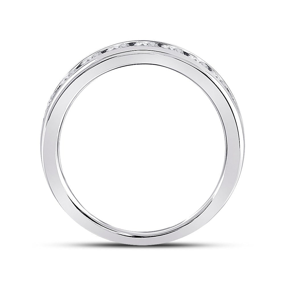 Radiant Love 2 Carat Diamond Eternity Wedding Band in 14kt White Gold - Splendid Jewellery