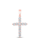 Radiant Love and Devotion Diamond Cross Pendant - Splendid Jewellery