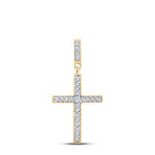 Radiant Love and Faith Diamond Cross Pendant - Splendid Jewellery