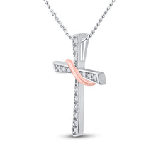 Load image into Gallery viewer, Radiant Love and Faith Diamond Cross Pendant - Splendid Jewellery