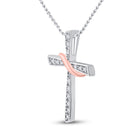 Radiant Love and Faith Diamond Cross Pendant - Splendid Jewellery