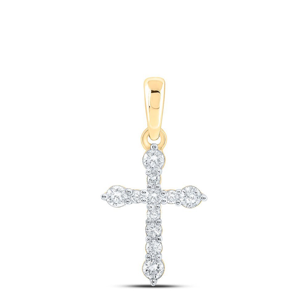 Radiant Love and Faith Diamond Cross Pendant - Splendid Jewellery
