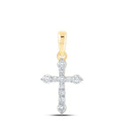 Radiant Love and Faith Diamond Cross Pendant - Splendid Jewellery