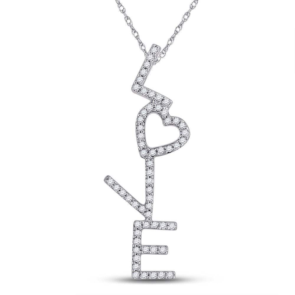 Radiant Love Cascade Diamond Pendant - Splendid Jewellery