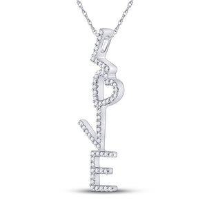 Radiant Love Cascade Diamond Pendant - Splendid Jewellery