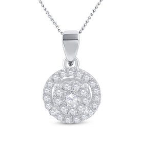 Radiant Love Circle Pendant  Top View from Splendid Jewellery