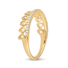 Load image into Gallery viewer, Radiant Love Diamond Band product Top View from Splendid Jewellery
