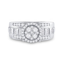 Load image into Gallery viewer, Radiant Love Diamond Cluster Bridal Wedding Engagement Ring - Splendid Jewellery