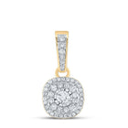 Radiant Love Diamond Cluster Pendant - Splendid Jewellery