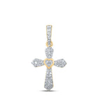 Radiant Love Diamond Cross Pendant - Splendid Jewellery