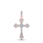 Radiant Love Diamond Cross Pendant - Splendid Jewellery