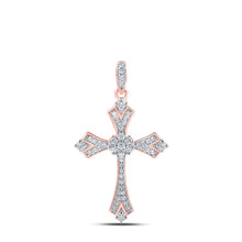 Load image into Gallery viewer, Radiant Love Diamond Cross Pendant - Splendid Jewellery