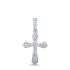 Radiant Love Diamond Cross Pendant - Splendid Jewellery