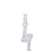Load image into Gallery viewer, Radiant Love Diamond Fashion Pendant | 10kt White Gold Womens Round Diamond Heart Cuff Fashion Pendant 1 Cttw | Splendid Jewellery - Splendid Jewellery