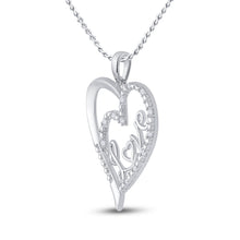 Load image into Gallery viewer, Radiant Love Diamond Heart Pendant  Side View from Splendid Jewellery