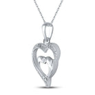 Radiant Love Diamond Heart Pendant - Splendid Jewellery