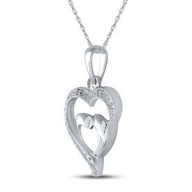 Radiant Love Diamond Heart Pendant - Splendid Jewellery