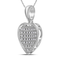 Load image into Gallery viewer, Radiant Love Diamond Heart Pendant  Side View from Splendid Jewellery