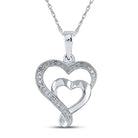 Radiant Love Diamond Heart Pendant - Splendid Jewellery