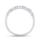 Radiant Love Diamond Heart Ring | 10kt White Gold Womens Round Diamond Heart Ring 1/20 Cttw Side view from the 10Kt White Gold Womens Round Diamond Heart Ring 1 20 Cttwpin214019 collection by Splendid Jewellery