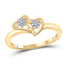 Radiant Love Diamond Heart Ring product  Top View from Splendid Jewellery