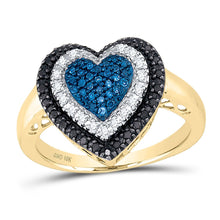 Load image into Gallery viewer, Radiant Love Diamond Heart Ring product  Top View from Splendid Jewellery