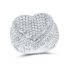 Load image into Gallery viewer, Radiant Love Diamond Heart Ring - Splendid Jewellery