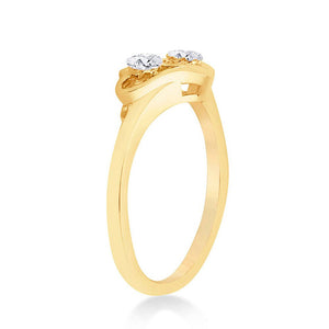 Radiant Love Diamond Heart Ring - Splendid Jewellery