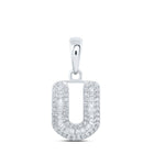 Radiant Love Diamond Initial Pendant - Splendid Jewellery