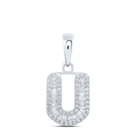 Radiant Love Diamond Initial Pendant - Splendid Jewellery