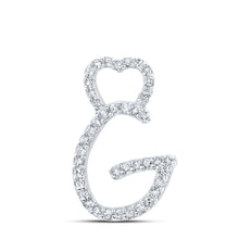 Load image into Gallery viewer, Radiant Love Diamond Initial Pendant - Splendid Jewellery