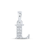 Radiant Love Diamond Initial Pendant - Splendid Jewellery