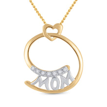Load image into Gallery viewer, Radiant Love Diamond Pendant  Top View from Splendid Jewellery