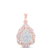 Load image into Gallery viewer, Radiant Love Diamond Teardrop Pendant - Splendid Jewellery