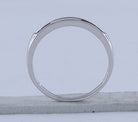 Radiant Reflections | 10kt White Gold Women's Round Diamond Single Row Band Ring 1/8 Cttw - Splendid Jewellery