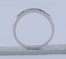 Load image into Gallery viewer, Radiant Reflections | 10kt White Gold Women's Round Diamond Single Row Band Ring 1/8 Cttw - Splendid Jewellery