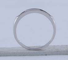 Load image into Gallery viewer, Radiant Reflections | 10kt White Gold Women&#39;s Round Diamond Single Row Band Ring 1/8 Cttw Side 2 view from the 10Kt White Gold Womens Round Diamond Single Row Band Ring 1 8 Cttwpin49250 collection by Splendid Jewellery