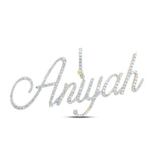 Load image into Gallery viewer, Radiant Reflections: 10kt Yellow Gold Diamond Initial &amp; Letter Pendant - Splendid Jewellery