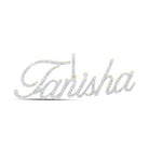 Radiant Reflections: 10kt Yellow Gold Womens Round Diamond Initial Pendant - Splendid Jewellery